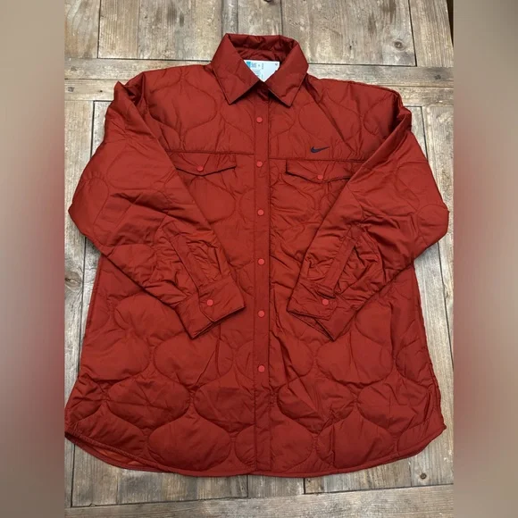 Nike Women's Essential Sportswear Quilted Trench Size Small Medium Large$165 - Picture 3 of 9